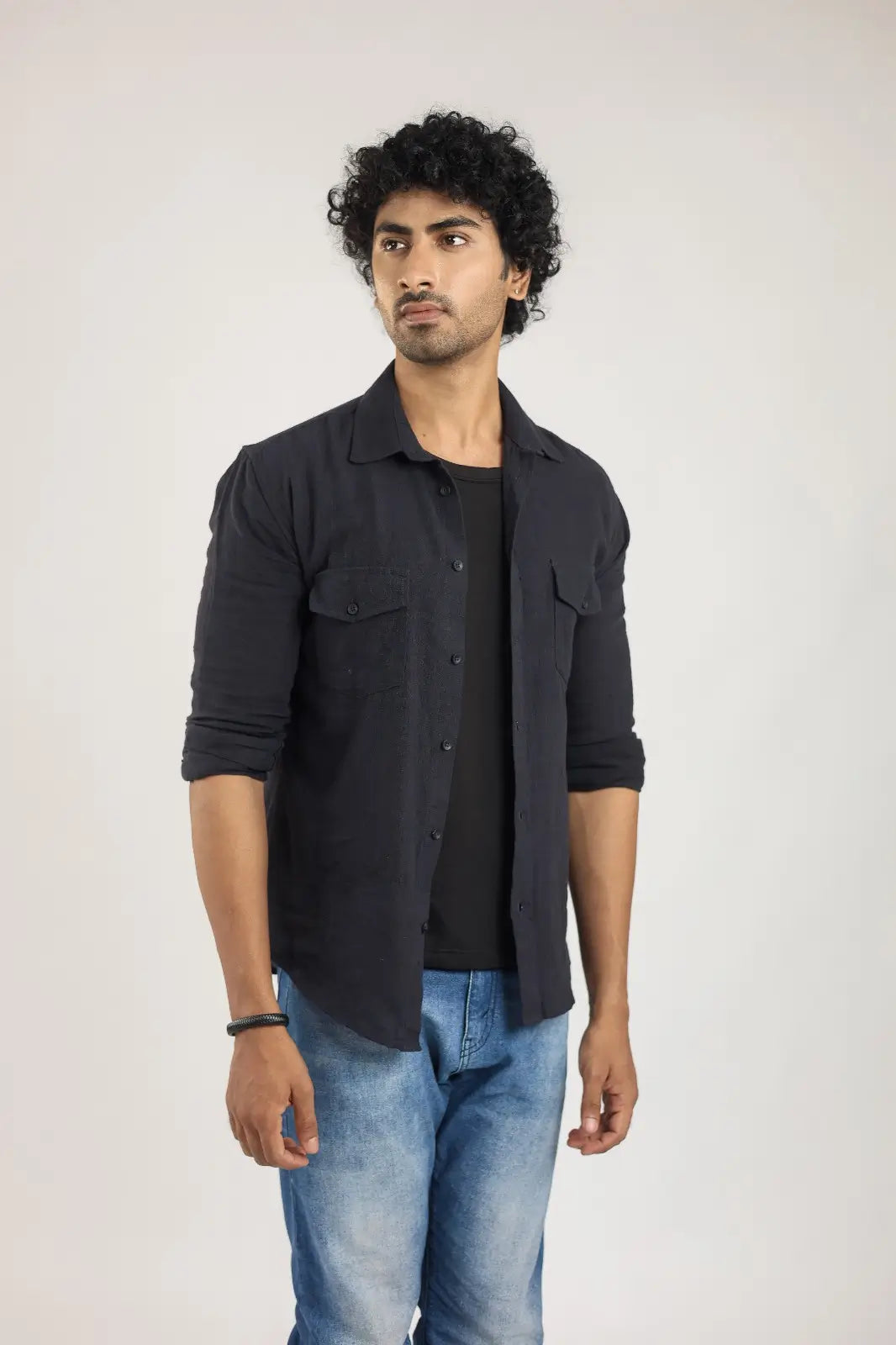 REGULAR FIT DOUBLE POCKET SHIRT