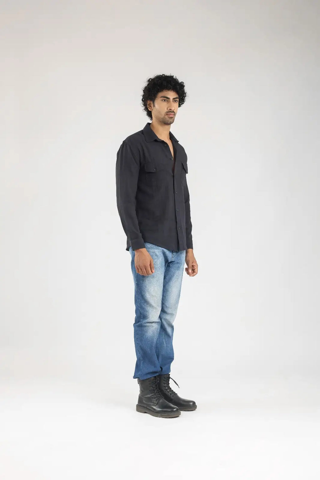 REGULAR FIT DOUBLE POCKET SHIRT