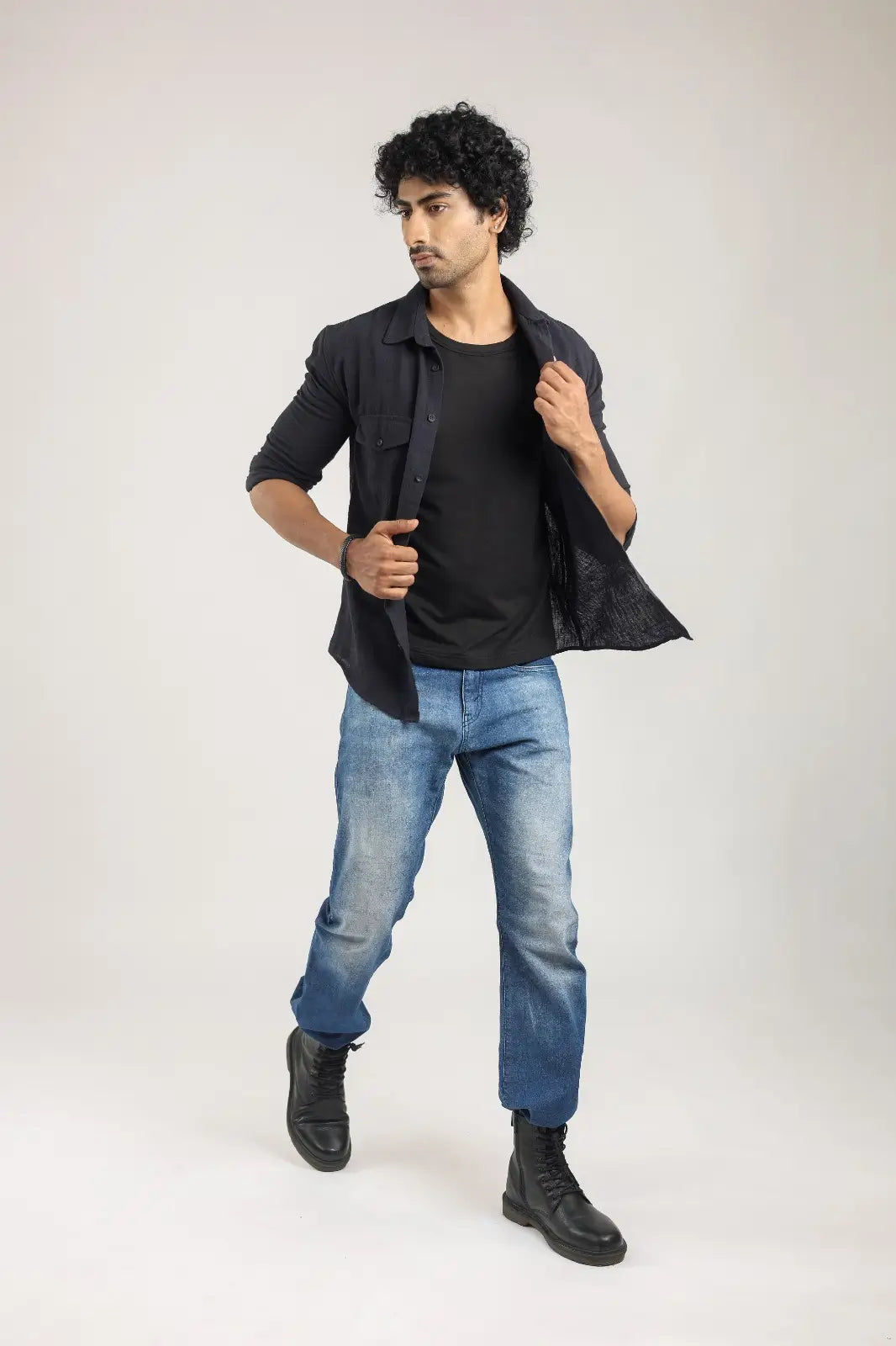 REGULAR FIT DOUBLE POCKET SHIRT