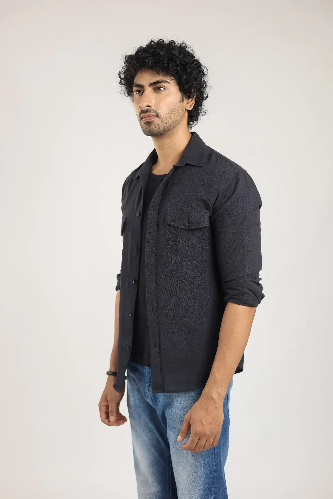 REGULAR FIT DOUBLE POCKET SHIRT